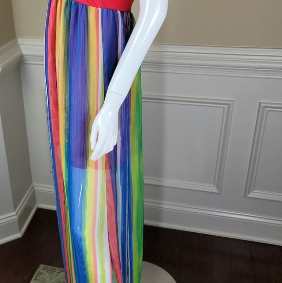 Body Central Stripe Halter‎ Dress - Picture 5 of 8